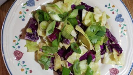Ginger Sesame Cabbage