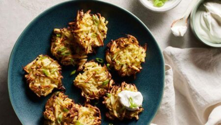 Air Fryer Potato-Apple Latkes
