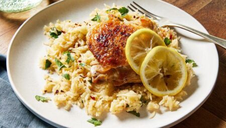 Lemon Chicken And Rice Casserole